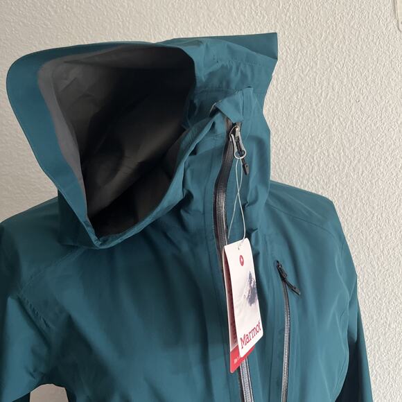 NWT Marmot Gore-tex Knife Edge Jacket Women's Size Small Green - Picture 15 of 16